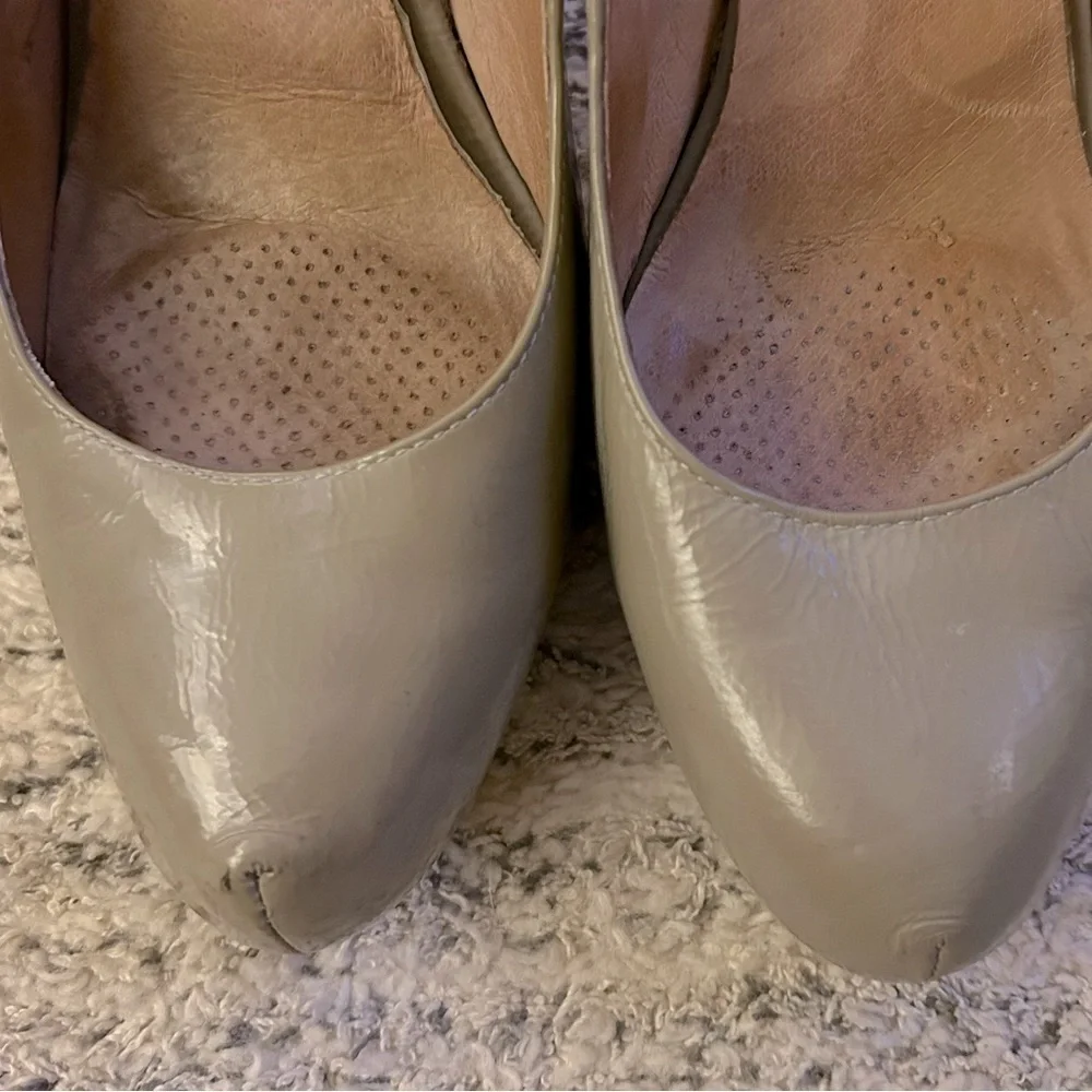 CORSO COMO - BEIGE LEATHER STILETTO - Size 8